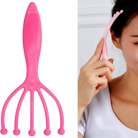 0268 Scalp Massager Handheld Portable Head Massager Deep Relax and Pressure Relief in Office Household and Tour & Father’s Day and Mother’s Day Gifts for Home Relaxation (1 Pc )