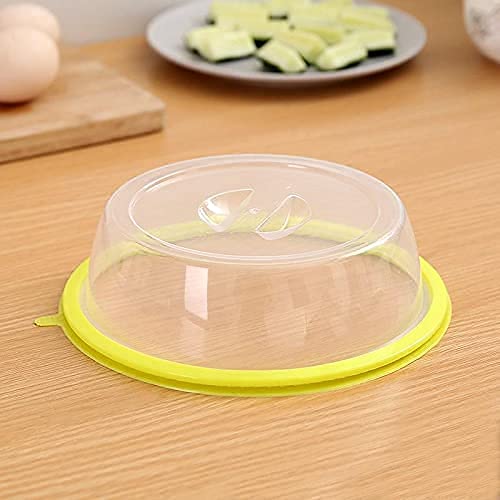 5892 Air-Tight Microwave Oven Dish Cover Microwave Splatter Cover Food Cover Microwave Food Plate Kitchen Plate Dish Lid Dishwasher Safe