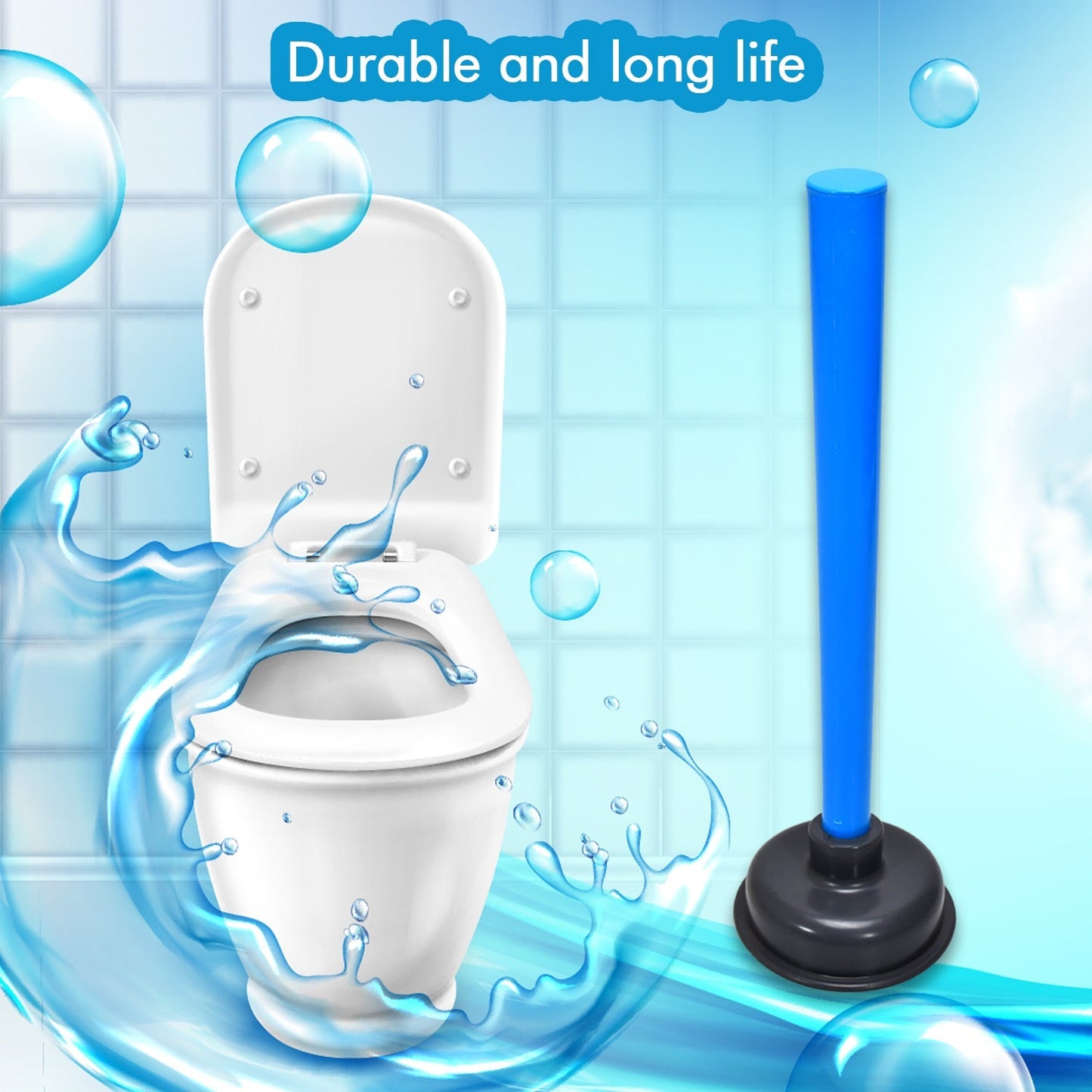 4025 Multifunctional Toilet Plunger, Toilet Blockage Remover Suction Device Primerce